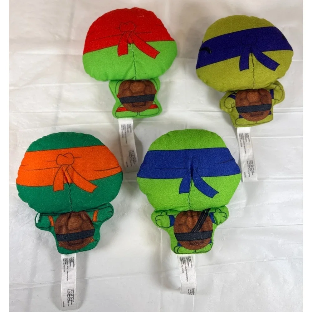 Teenage Mutant Ninja Turtles Nickelodeon Legend Toys Mini Plush Set Of 4 - 4